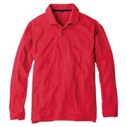 G-1638 MAXDRY エアーUV 長袖ポロシャツ レッド M