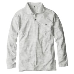 G-1638 MAXDRY エアーUV 長袖ポロシャツ カモグレー M