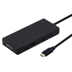 ストレージ機能付Type-Cハブマルチドッキングステーション AOK-TYPEC8IN1HUB-BK