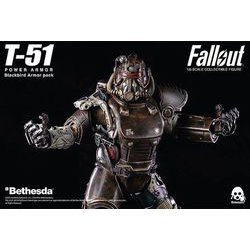 ヨドバシ Com スリーゼロ Fallout 1 6 T 51 Blackbird Armor Pack ブラックバード アーマー パック フィギュア用アクセサリー 通販 全品無料配達