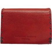 KATHARINE HAMNETT LONDON (キャサリン ハムネット)財布 490-58702 カラーテーラード2 コンパクト 三つ折り 国産キップレザー(子牛革) 490-58702 オレンジ