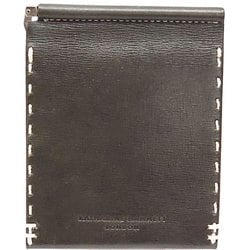 KATHARINE HAMNETT LONDON （キャサリン ハムネット）財布 490-58703 カラーテーラード2 マネークリップ 札ばさみ 国産キップレザー（子牛革） 490-58703 クロ