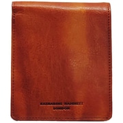 KATHARINE HAMNETT LONDON (キャサリン ハムネット)財布 490-59200 FRUID(フルイド) 二つ折り 札入れ 高級イタリアベジタブルタンニンレザー 490-59200 オレンジ