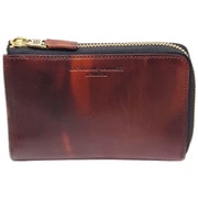 KATHARINE HAMNETT LONDON (キャサリン ハムネット)財布 490-59202 FRUID(フルイド) L字ファスナー ミドルウォレット 札入れ 高級イタリアベジタブルタンニンレザー 490-59202 チョコ