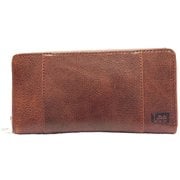 Lee(リー) cross(クロス) 320-1897 財布 ラウンド ファスナー 長財布 束入れ 札入れ カウレザー(牛革) ソフト 320-1897 チャ