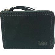 Lee（リー） western（ウエスタン） 320-1720 財布 小銭入れ L字ファスナー 国産ヌバックレザー（外側）/イタリアンレザー（内装）牛革 320-1720 クロ
