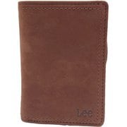 Lee（リー） western（ウエスタン） 320-1722 財布 ミドルウォレット L字ファスナー 二つ折り 札入れ 国産ヌバックレザー（外側）/イタリアンレザー（内装）牛革 320-1722 チョコ