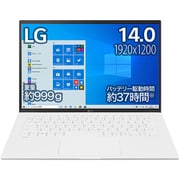 LG gram 14.0インチノートパソコン/第11世代インテル Core i5/メモリ 8GB/SSD 512GB/Windows 10 Home (64bit)/スノーホワイト/インテル Evo プラットフォーム準拠 14Z90P-KA54J