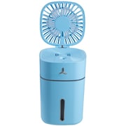 USB加湿器/充電式ファン付/ブルー FUK-9BL