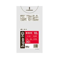 ポリ袋 業務用 0.012mm厚 10L 半透明 30枚入 GH13