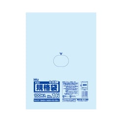 ポリ袋 規格袋 16号 0.030mm厚 食品検査適合 透明 100枚入 JS16