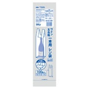 レジ袋 ワイン・五合瓶 1本用 0.025mm厚 乳白 100枚入 TS05