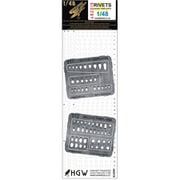 HGW482019 1/48 汎用アクセスパネル リベットデカール w/テンプレート [プラモデル用品]