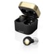 完全ワイヤレスイヤホン MS-TW22 Bluetooth対応 Jet Black×Gold MS-TW22BG