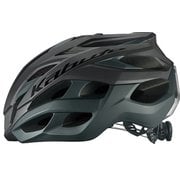 自転車ヘルメット VOLZZA マットブラックガンメタ L/XL（59-61cm）