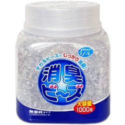 アクアリフレ デカ玉しっかり消臭ビーズ 本体容器入り 無香料 大容量 1000g