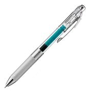 ゲルインキボールペン ENERGEL infree(エナージェル インフリー) 0.4mm ノック式 インク色:ターコイズブルー 本体色:クリア ニードルチップ 速乾 BLN74TL-S3