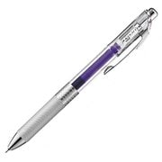 ゲルインキボールペン ENERGEL infree(エナージェル インフリー) 0.4mm ノック式 インク色:バイオレット 本体色:クリア ニードルチップ 速乾 BLN74TL-V