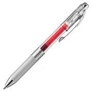 ゲルインキボールペン ENERGEL infree(エナージェル インフリー) 0.7mm ノック式 インク色:レッド 本体色:クリア 砲弾チップ 速乾 BL77TL-B