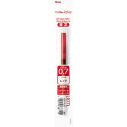 ENERGEL infree（エナージェル インフリー）専用 ボールペン替芯 0.7mm レッド XLR7TL-B