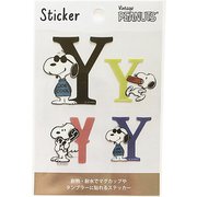 PKS230 PEANUTS 耐熱耐水シール スヌーピー Y カラー [キャラクターグッズ]