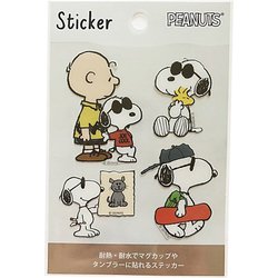 ヨドバシ Com エスアンドシー Pks231 Peanuts 耐熱耐水シール スヌーピー Joe Cool キャラクターグッズ 通販 全品無料配達