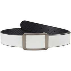 VESSEL BELT SQUARE リバーシブル ガンメタWH/BK L