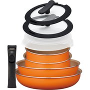 evercook(エバークック) ガス火専用 着脱式 9点セット EFPCDGST9