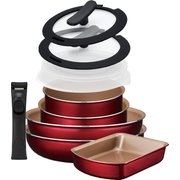 evercook(エバークック) α(アルファ) IH対応 着脱式 10点セット EFPCDAST10