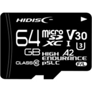 高耐久microSDXCカード 64GB Class10 UHS-I U3 V30 A2 pSLC HDMCSDXC64GPSLJP3