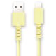 USB Type-A to Lightningケーブル 充電・通信 MFi認証 0.1m イエロー FS-MFIAL010-YG