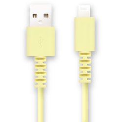 USB Type-A to Lightningケーブル 充電・通信 MFi認証 0.3m イエロー FS-MFIAL030-YG