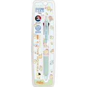 PR02802 すみっコぐらし フリクションボール 3カラーズ スリム3C 3色ボールペン 0.5mm グリーン [キャラクターグッズ]