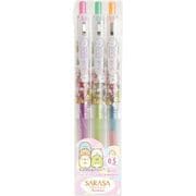 PR03101 すみっコぐらし サラサクリップ マーブルカラー ボールペン 0.5mm 3本セット（コットンキャンディ/ミントシャワー/パイナップル） [キャラクターグッズ]