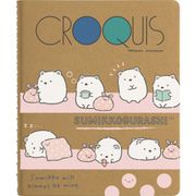 キャラクターグッズ MH05501 すみっコぐらし ミニミニクロッキーブック しろくま/ぺんぎん?