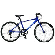 オルニトJ 24インチ 6段変速 アルミフレーム350mm Rブルー CRJU-HEOR246AL-350
