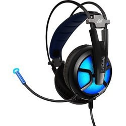 バーチャル7.1ch BLUE LED 超軽量ゲーミングヘッドセット B581