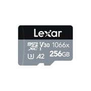 PROFESSIONAL SILVERシリーズ microSDXCカード 256GB Class10 UHS-I U3 V30 A2 LMS1066256G-BNANJ