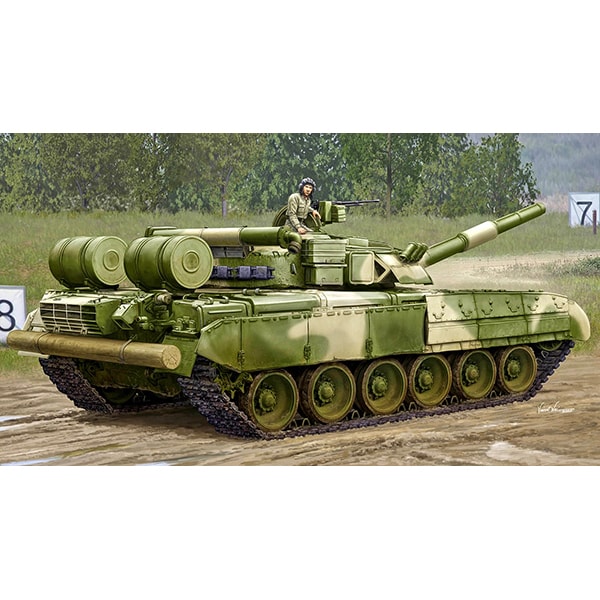 ロシア連邦軍 T 80ud主力戦車 前期型 1 35スケール プラモデル