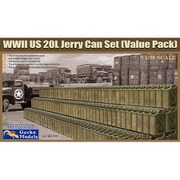 WW.II 米軍 20リットル ジェリカンセット （バリューパック） [1/35スケール プラモデル]