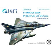 ミラージュ2000N 内装3Dデカール （キティホーク用） [1/32スケール デカール]