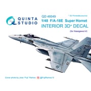 F/A-18E 内装3Dデカール （H社用） [1/48スケール デカール]