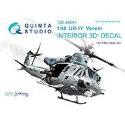 UH-1Y 内装3Dデカール （キティホーク用） [1/48スケール デカール]