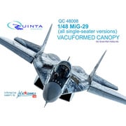 MiG-29 単座型 バキュームキャノピー （グレートウォール用） [1/48スケール ディテールアップパーツ]