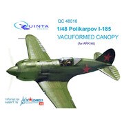 I-185 バキュームキャノピー （アークモデル用） [1/48スケール ディテールアップパーツ]