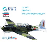 Su-2 バキュームキャノピー （ズべズダ用） [1/48スケール ディテールアップパーツ]