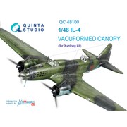 Il-4 バキュームキャノピー （シュントンモデル用） [1/48スケール ディテールアップパーツ]