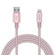 USB Type-A to Lightningケーブル 耐久仕様 MFI認証 アルミコネクタ 2.0m ピンク MPA-XUALPSA20PN