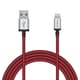 USB Type-A to Lightningケーブル 高耐久 MFI認証 ナイロン 2.0m レッド MPA-XUALSA20RD