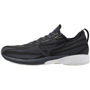 J1GA213646 WAVE AERO 19 WIDE 265 [メンズ ランニングシューズ ブラック×ブラック×ホワイト]
